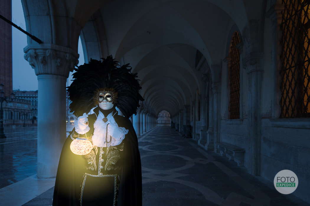 Fotoexpedice Benátský karneval fotografování masek Martin Kamín
