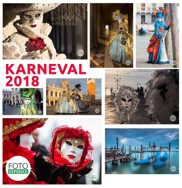 Každý rok jezdíme na fotoexpedice Benátský karneval fotografovat